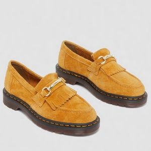 Dr. Marten Adrian Snaffle Suede Loafers Mustard Size 7 Men / 9 Women NWT